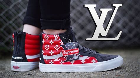 supreme lv collab shoes|supreme shoes louis vuitton.